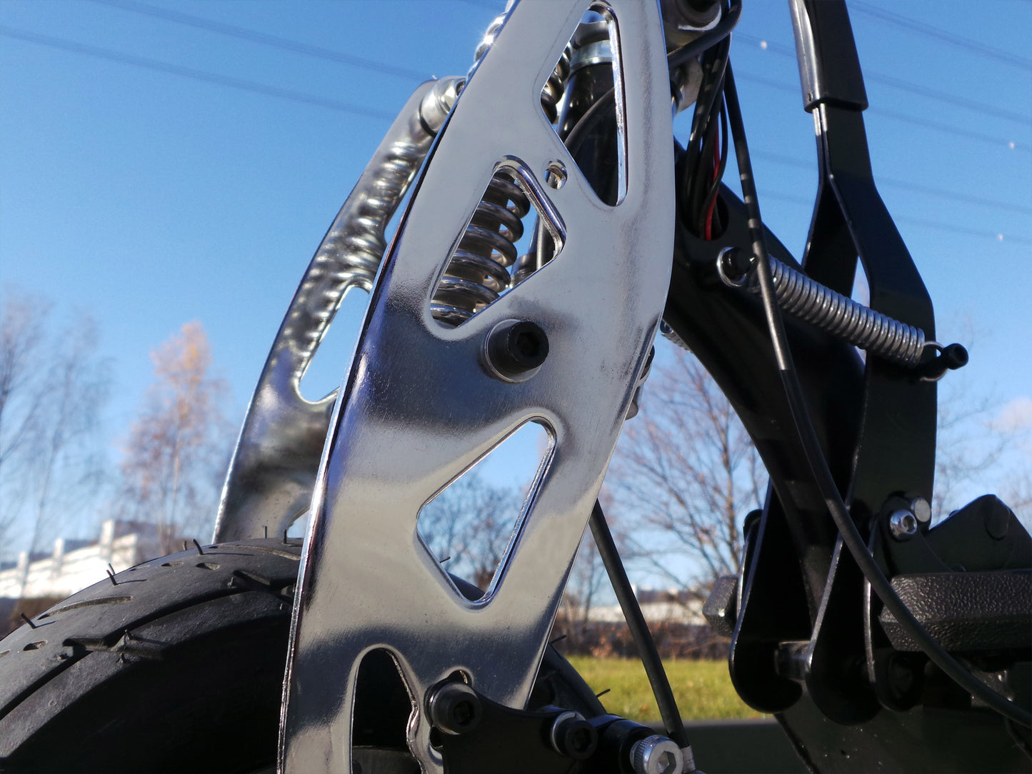 800W Sammenklappelig Elektrisk Løbehjul med Sæde og Mobilholder til Voksne