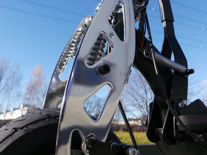 800W Sammenklappelig Elektrisk Løbehjul med Sæde og Mobilholder til Voksne