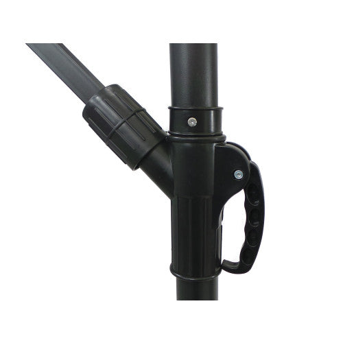 Elegant Udendørs Parasol med LED og Solcellepanel - Vælg mellem 300 cm eller 350 cm