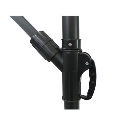 Elegant Udendørs Parasol med LED og Solcellepanel - Vælg mellem 300 cm eller 350 cm