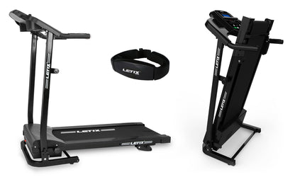 Sammenklappelig Løbebånd med Pulsmåler og Bluetooth