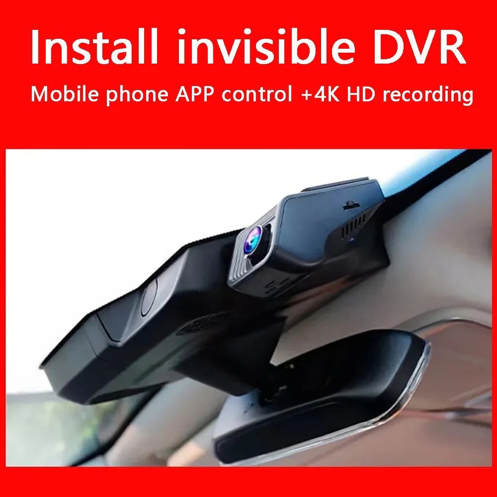 4K HD WiFi Bilkamera med Parkeringssensor og App-styring