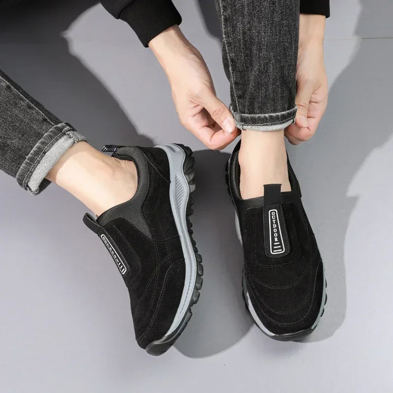 Slip-on Sko til Mænd - Velegnet til Vandreture eller Gåture