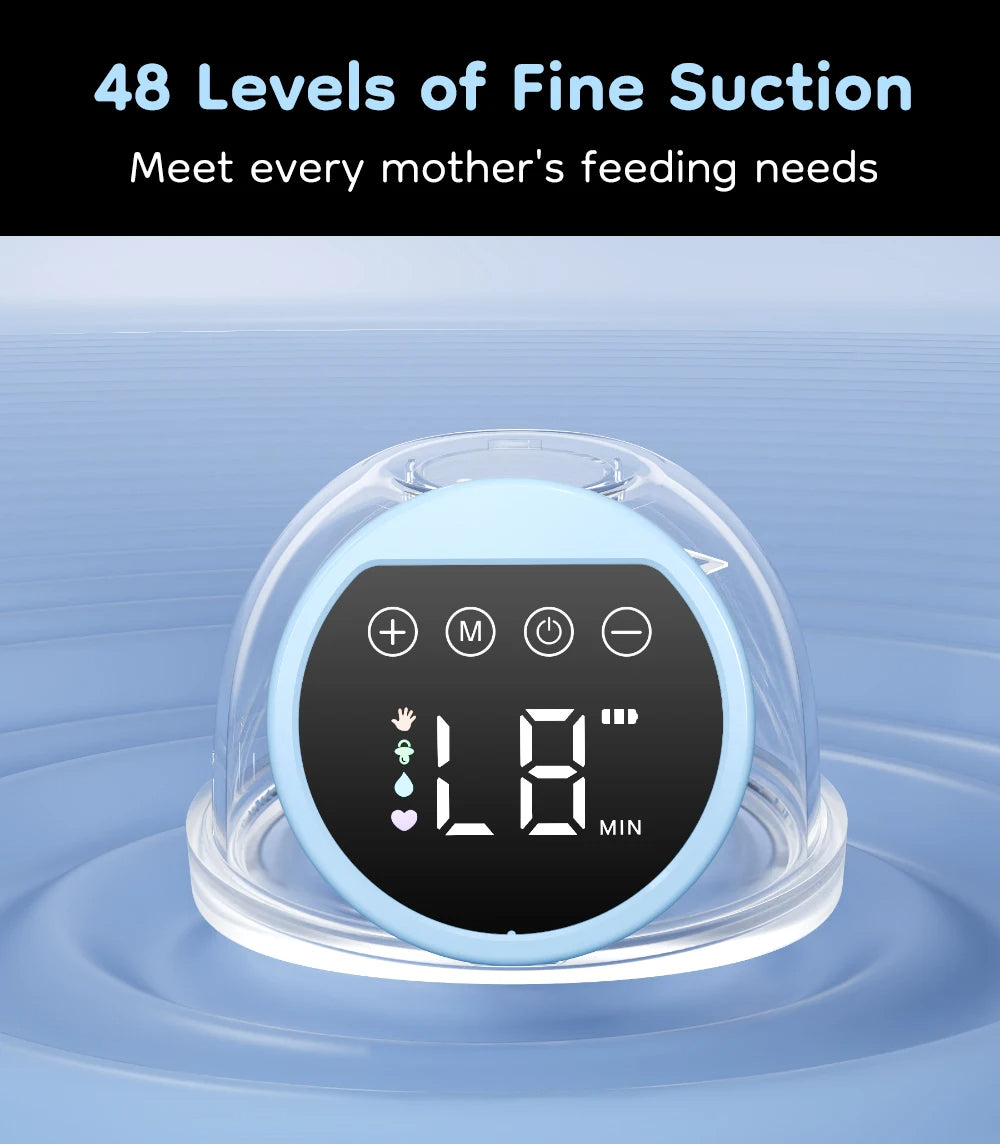 Bærbar Håndfri Elektrisk Brystpumpe