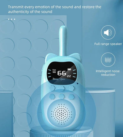 Genopladeligt Walkie Talkie Sæt til Børn