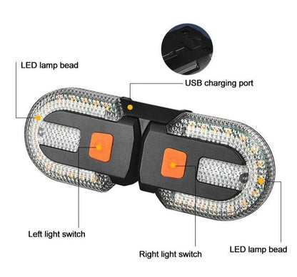 LED Cykel Blinklys Baglygte