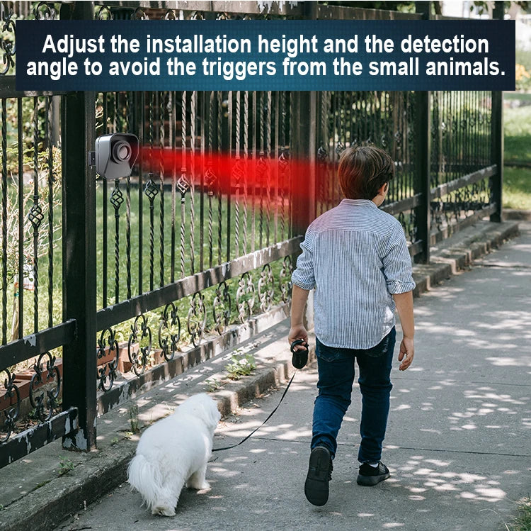 Trådløs Indkørselsalarm med Bevægelsessensor