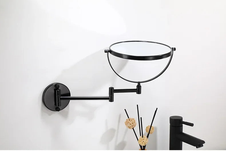 Vægmonteret Dobbeltsidet Makeup Spejl med Forstørrelse