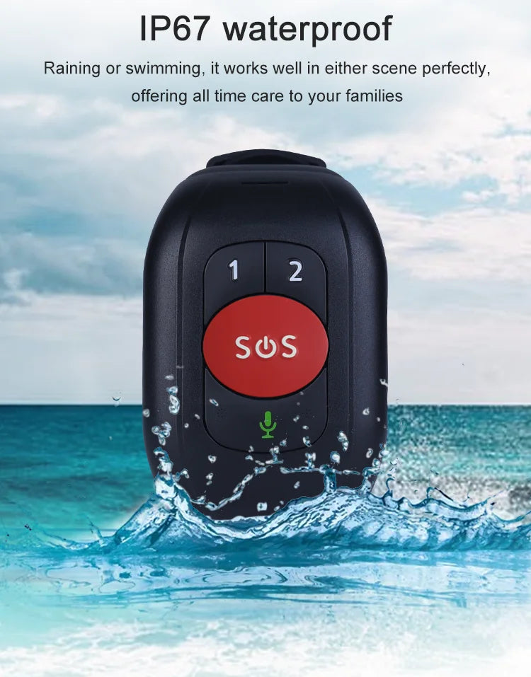 4G GPS-Trackerarmbånd med SOS-Opkald til Seniorer