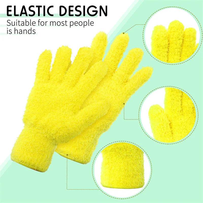 2-pak Mikrofiber Rengøringshandsker