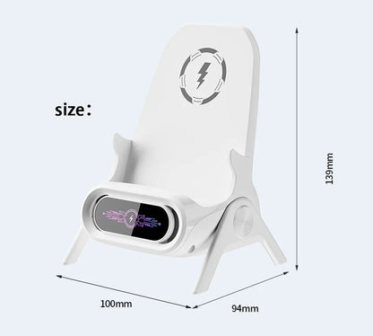 3-i-1 Hurtig Trådløs Mobiloplader Stativ