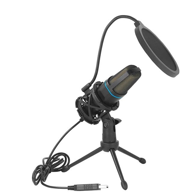 USB RGB Kondensatormikrofon til Gaming og Streaming