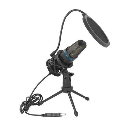USB RGB Kondensatormikrofon til Gaming og Streaming