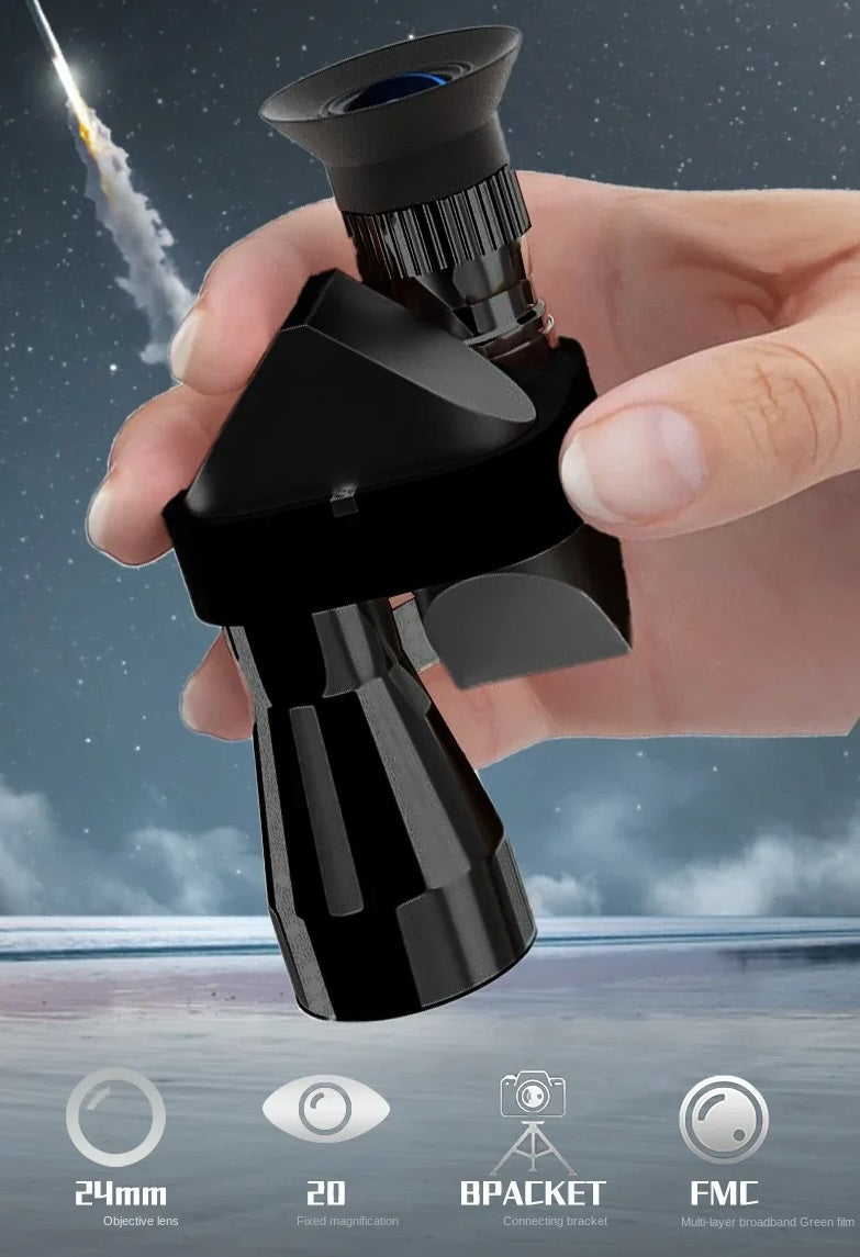 Bærbar Monokulær Kikkert med Høj Forstørrelse til Udendørs Brug