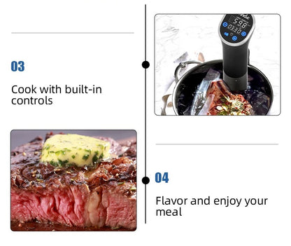 Sous Vide Koger 1100W med LCD Touch Display