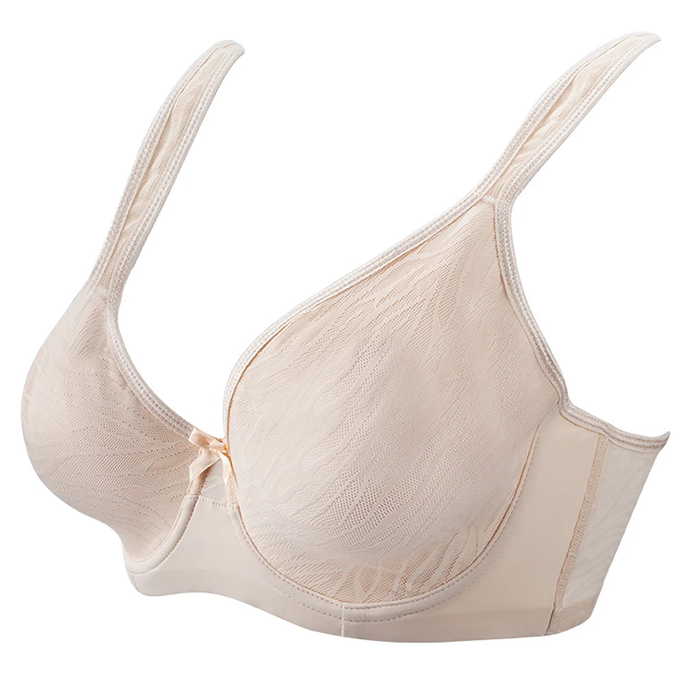 Plus Size Uforet Blonde BH med Støtte