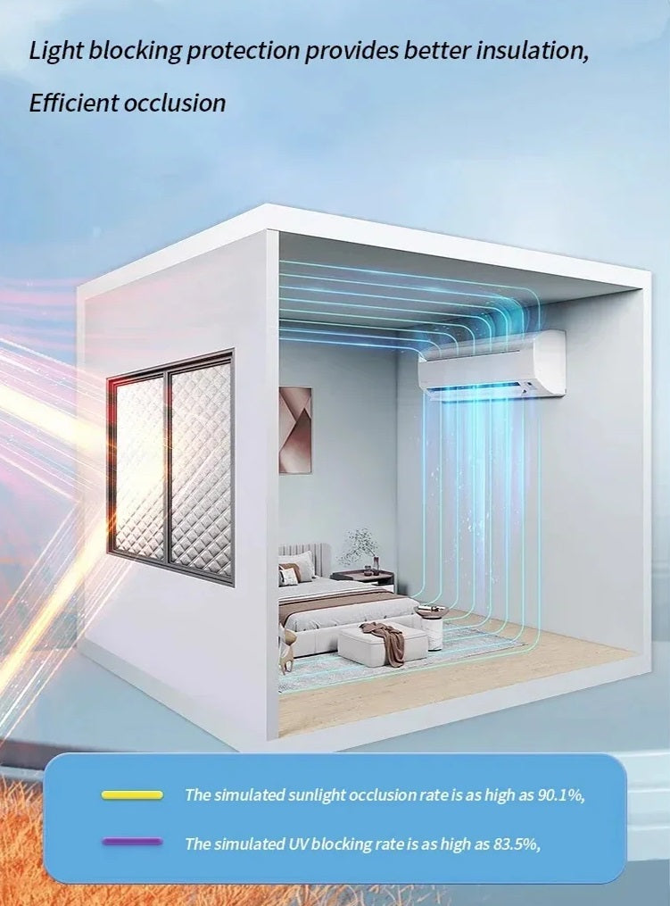 Vinter Vind- og Isolerende Vinduesgardin