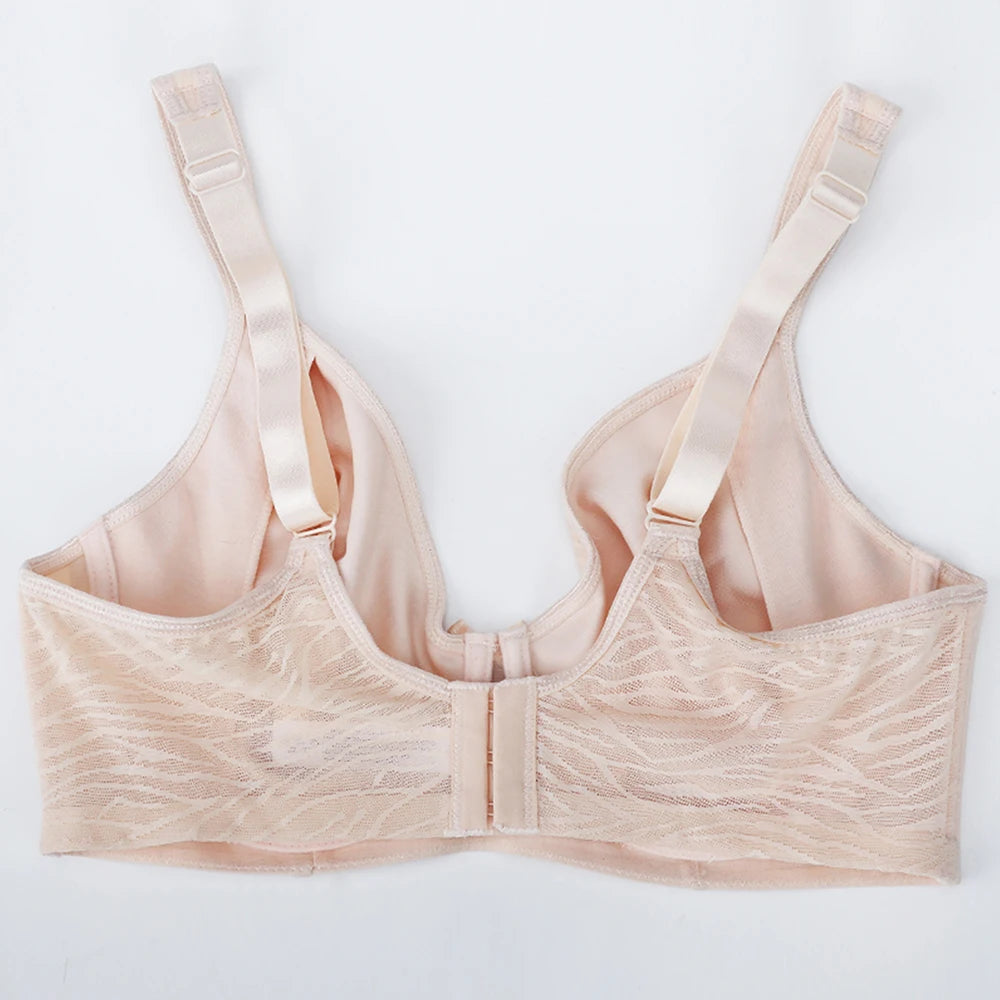 Plus Size Uforet Blonde BH med Støtte