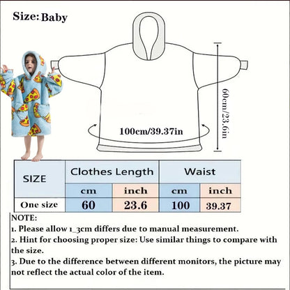 Varmt Oversize Sherpa Hættetæppe