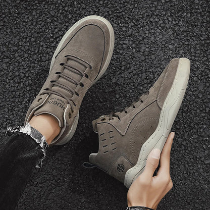 Herre Varme Vinter Ruskind Sneakers