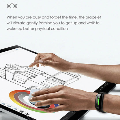 Vandtæt Smart Fitness Tracker – GPS, Puls, Blodtryk