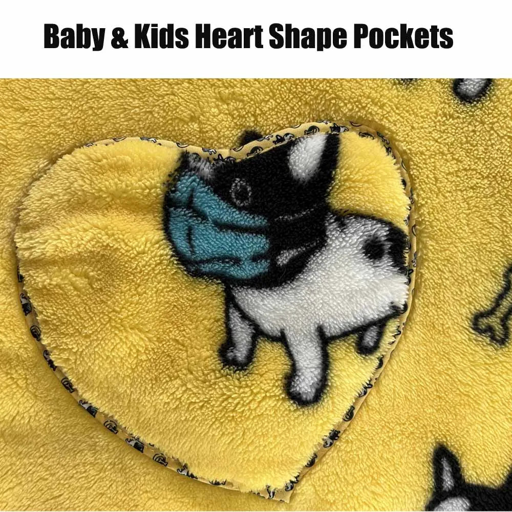 Varmt Oversize Sherpa Hættetæppe