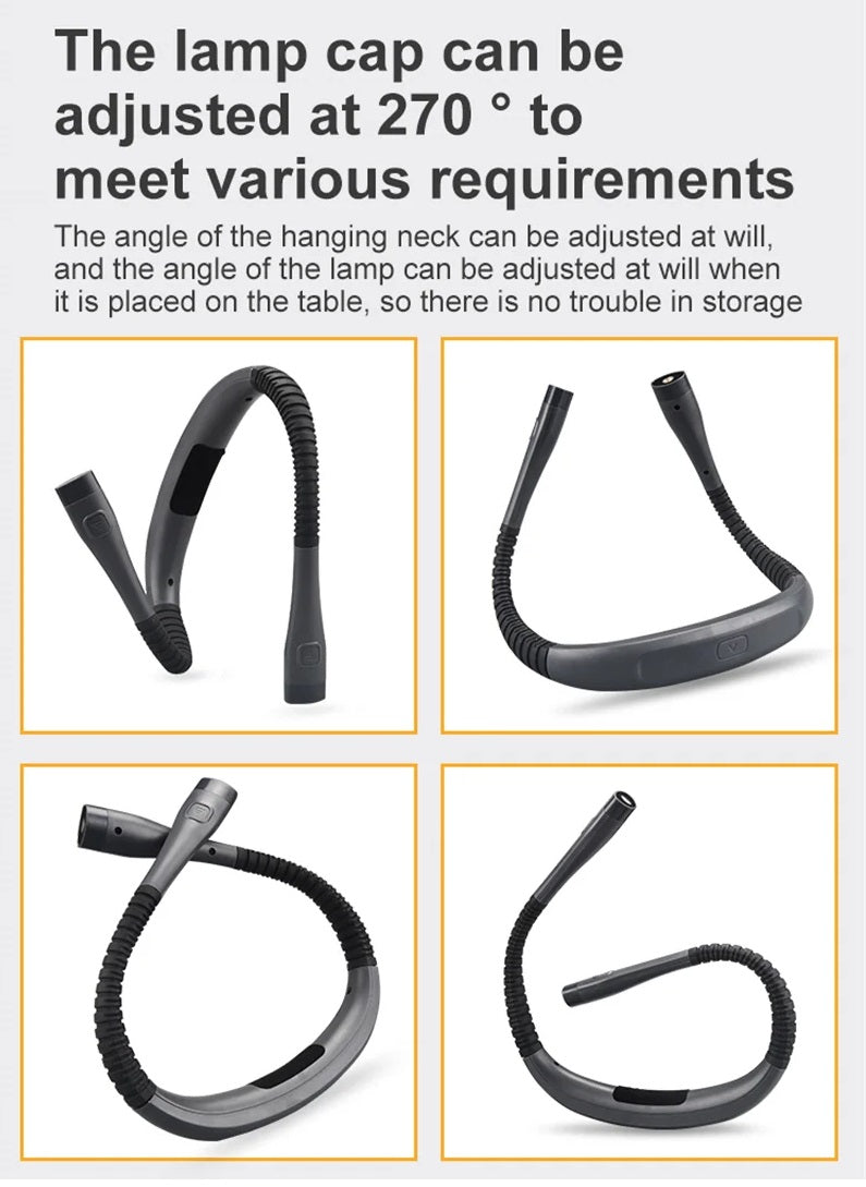 Bøjelig Nakkelys til Boglæsning