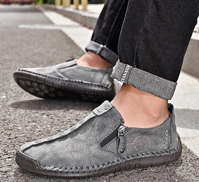 Håndlavede Læder Slip-on Loafers til Mænd