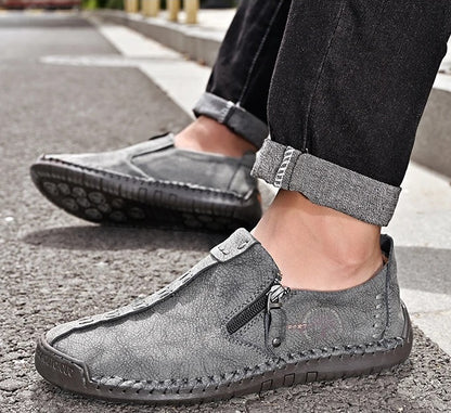 Håndlavede Læder Slip-on Loafers til Mænd