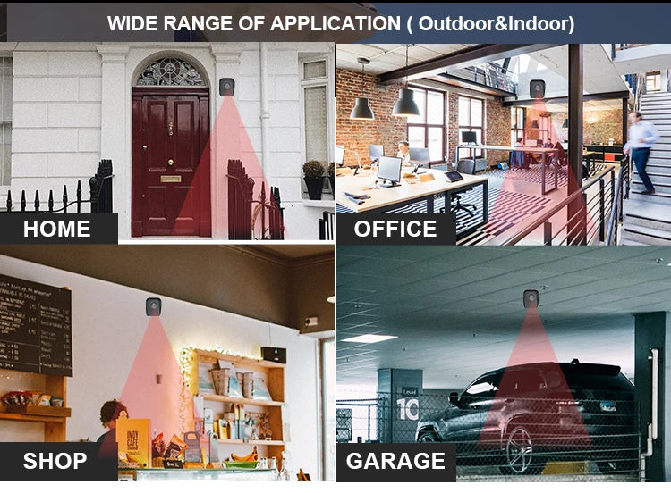 Trådløs Indkørselsalarm med Bevægelsessensor