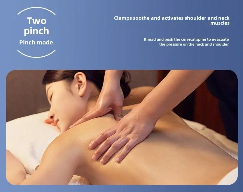 Trådløs Opvarmet Nakke- og Rygmassagepude