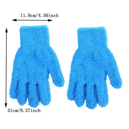 2-pak Mikrofiber Rengøringshandsker