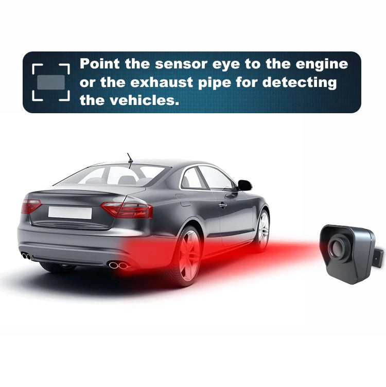 Trådløs Indkørselsalarm med Bevægelsessensor