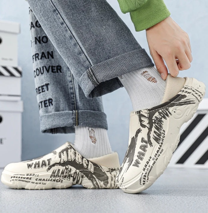 Varme Vinterhjemmesko til Mænd – Til Indendørs og Udendørs Brug