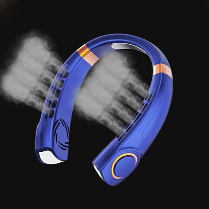 Bærbar Hængende Halsventilator med Lys