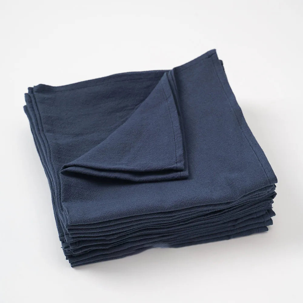 24 stk. Bomuldsservietter – 40x40 cm Vaskbare Genanvendelige