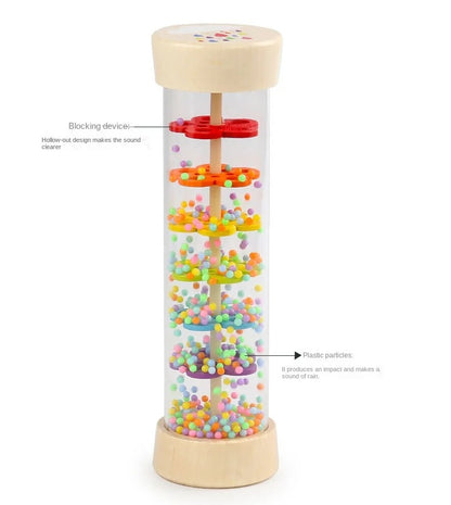 Træ Regnlyd Rystemusik Legetøj til Børn