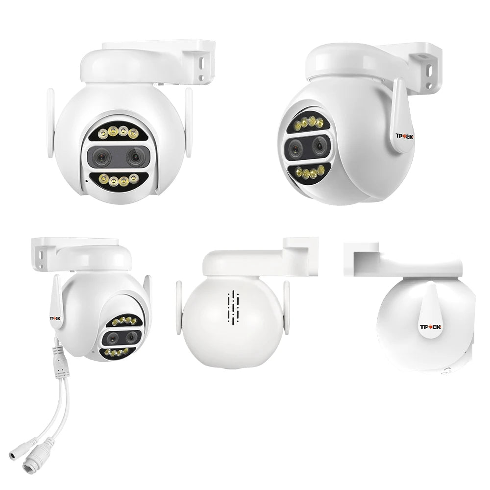 8MP 4K WiFi PTZ Sikkerhedskamera med Dobbelt Linse