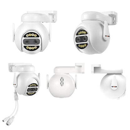 8MP 4K WiFi PTZ Sikkerhedskamera med Dobbelt Linse