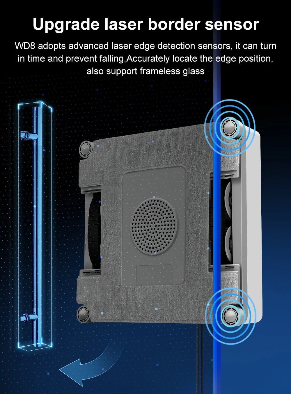 ABIR WD9 Robotvinduesrenser med Vandforstøver