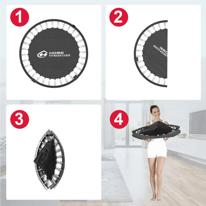 Foldbar Mini Trampolin med Håndtag – Indendørs & Udendørs
