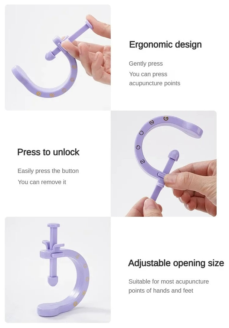 Bærbar Akupressur Fingermassager