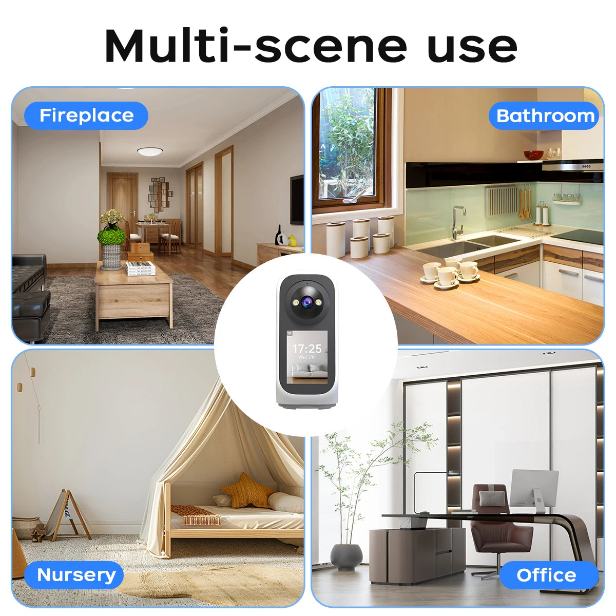 3MP HD WiFi Babymonitor Kamera
