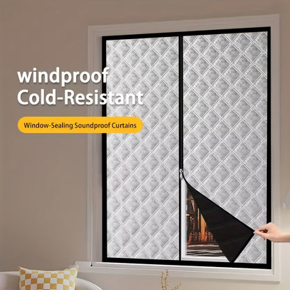 Vinter Vind- og Isolerende Vinduesgardin