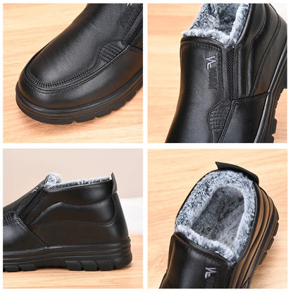 Varme Slip-on Vintersko til Mænd med Fleecefor