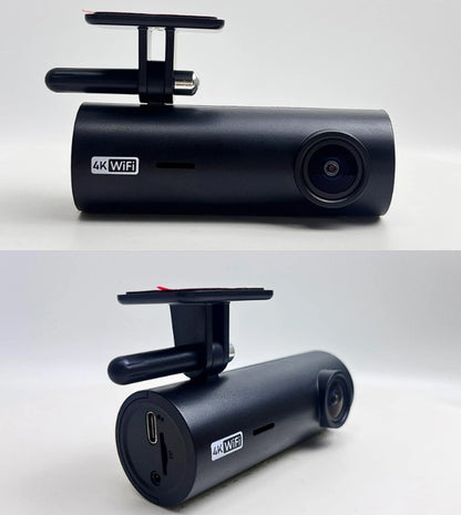 4K Bil Dash Cam Med WIFI