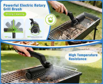 Trådløs Elektrisk Grillrengøringsbørste