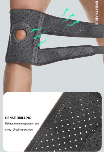 Justerbar Knæstøtte med Sidestabilisatorer