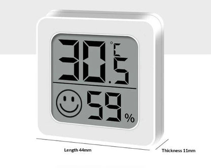 Mini LCD-termometer Hygrometer og Fugtighedsmåler
