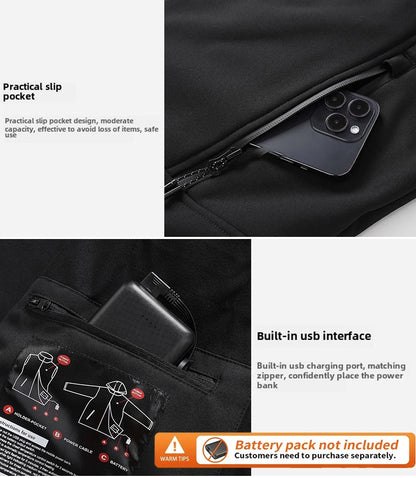 Elektrisk Opvarmet Vest til Mænd og Kvinder